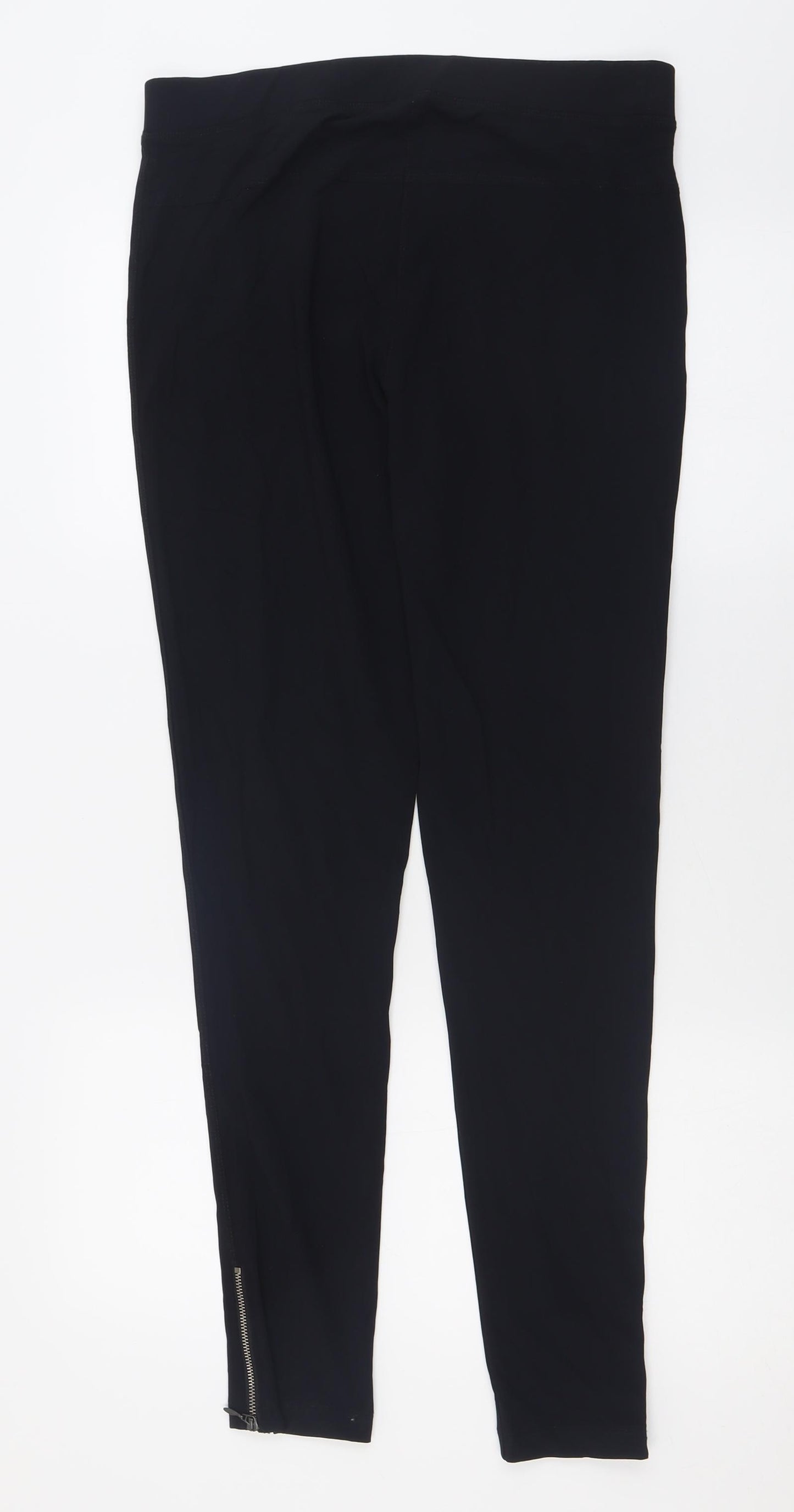 Autograph Womens Black  Polyamide Capri Trousers Size 14 L31 in Regular