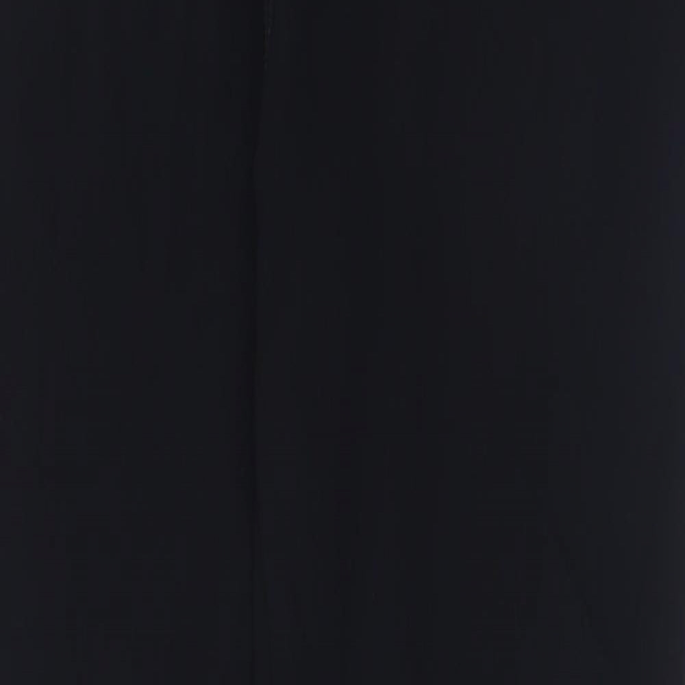 Autograph Womens Black  Polyamide Capri Trousers Size 14 L31 in Regular