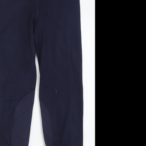Fouganza Girls Beige  Cotton Capri Trousers Size 14 Years  Regular Hook & Eye