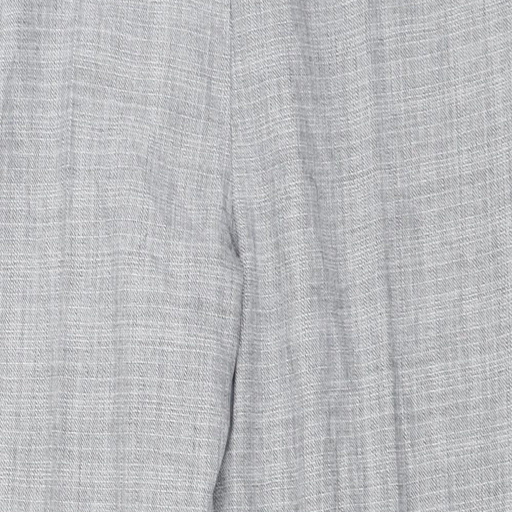 Felisa Womens Grey  Polyester Trousers  Size 20 L28 in Regular