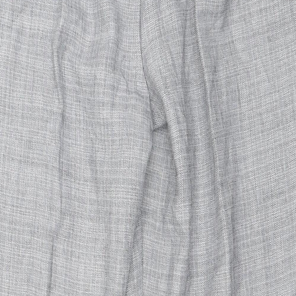 Felisa Womens Grey  Polyester Trousers  Size 20 L28 in Regular