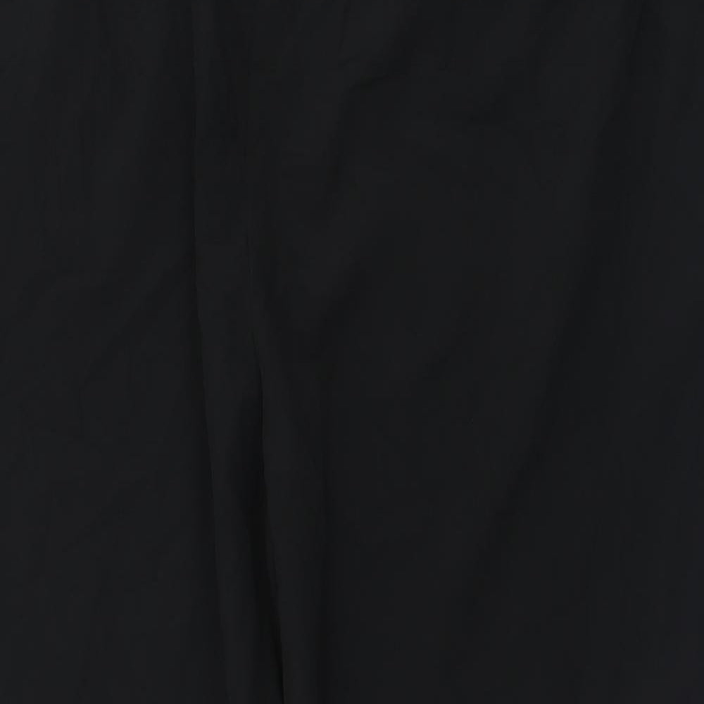 Marks and Spencer Womens Black  Polyester Jogger Trousers Size 22 L28 in Regular Pullover