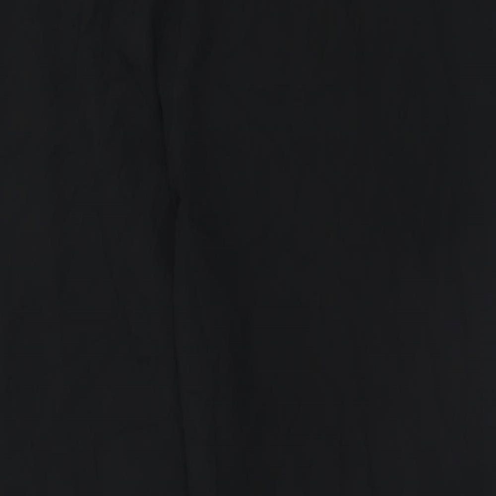 Marks and Spencer Womens Black  Polyester Jogger Trousers Size 22 L28 in Regular Pullover