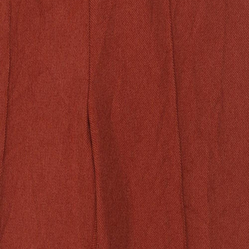 EWM Womens Orange  Polyester Trousers  Size 16 L27 in Regular