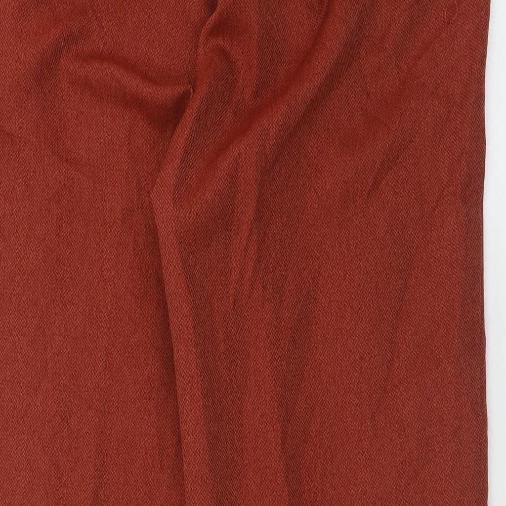 EWM Womens Orange  Polyester Trousers  Size 16 L27 in Regular