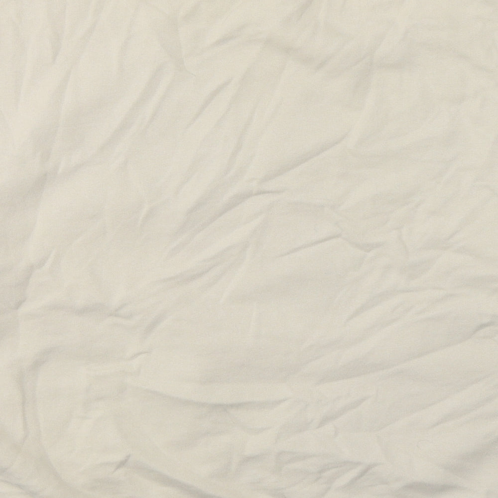 Weekday Womens Beige  Cotton Pullover Sweatshirt Size S  Pullover