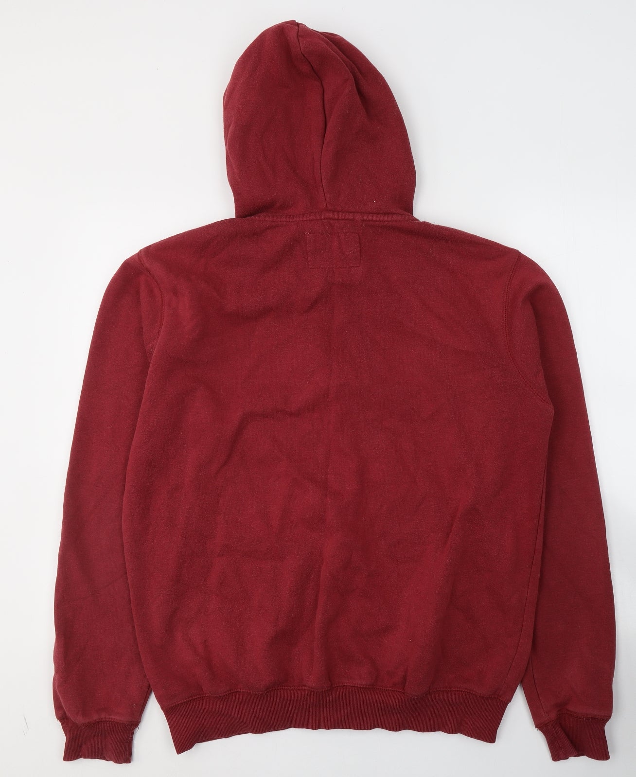 Rockford Mens Red  Cotton Full Zip Hoodie Size L
