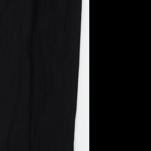 Robell Womens Black  Viscose Trousers  Size 12 L27 in Regular