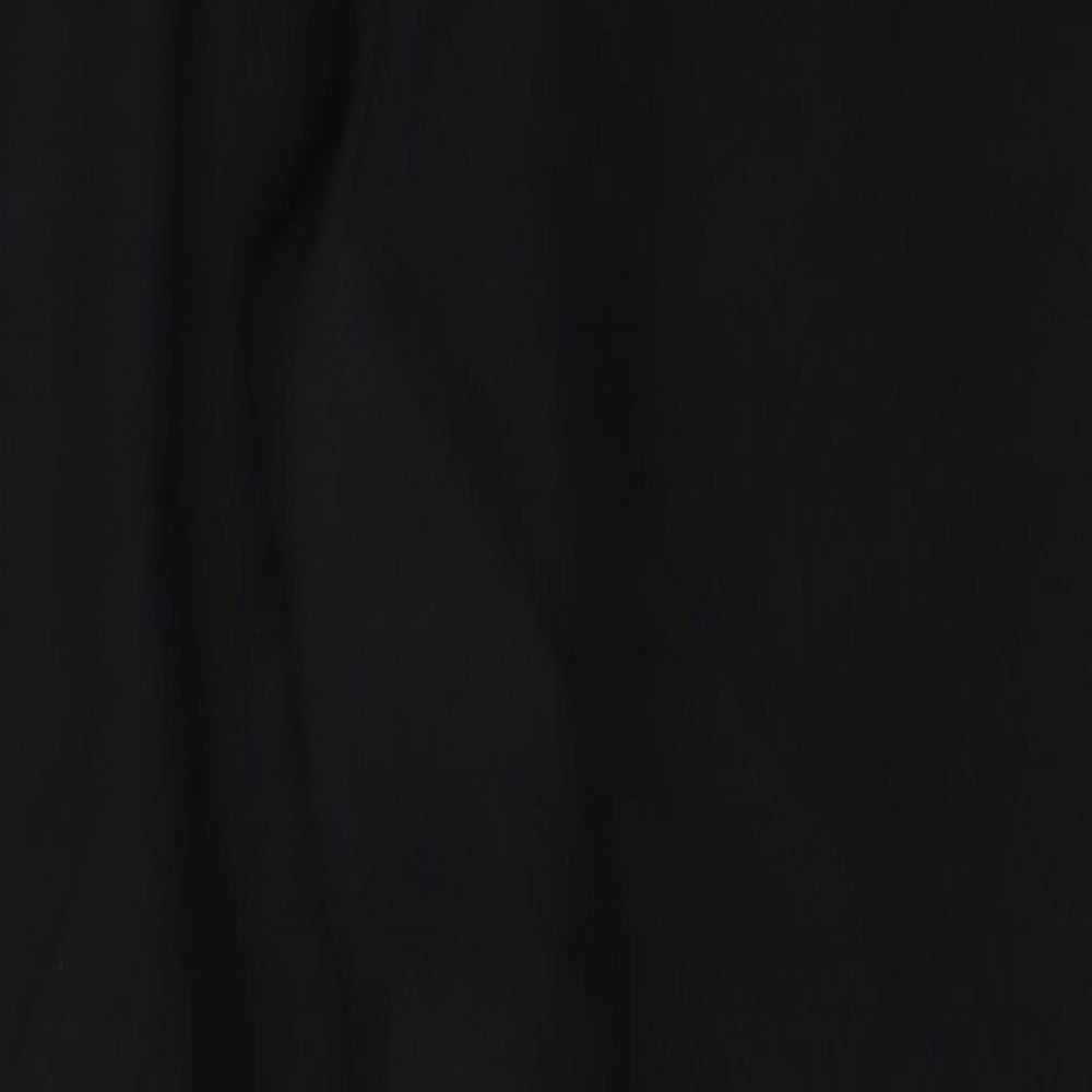 ELVI Womens Black  Polyester Trousers  Size 18 L29 in Regular