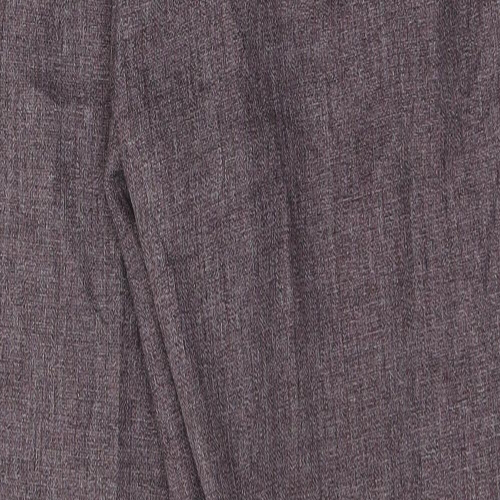 Damart Womens Purple  Polyester Trousers  Size 18 L29 in Regular