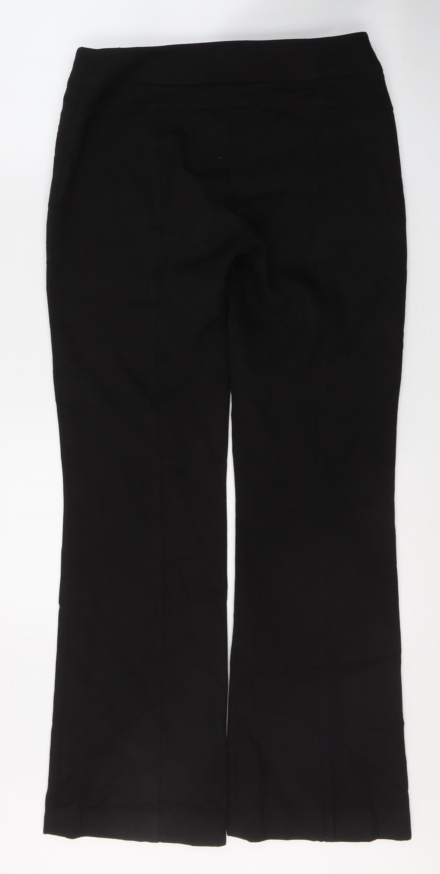 Karen Millen Womens Black  Polyester Trousers  Size 8 L30 in Regular Button