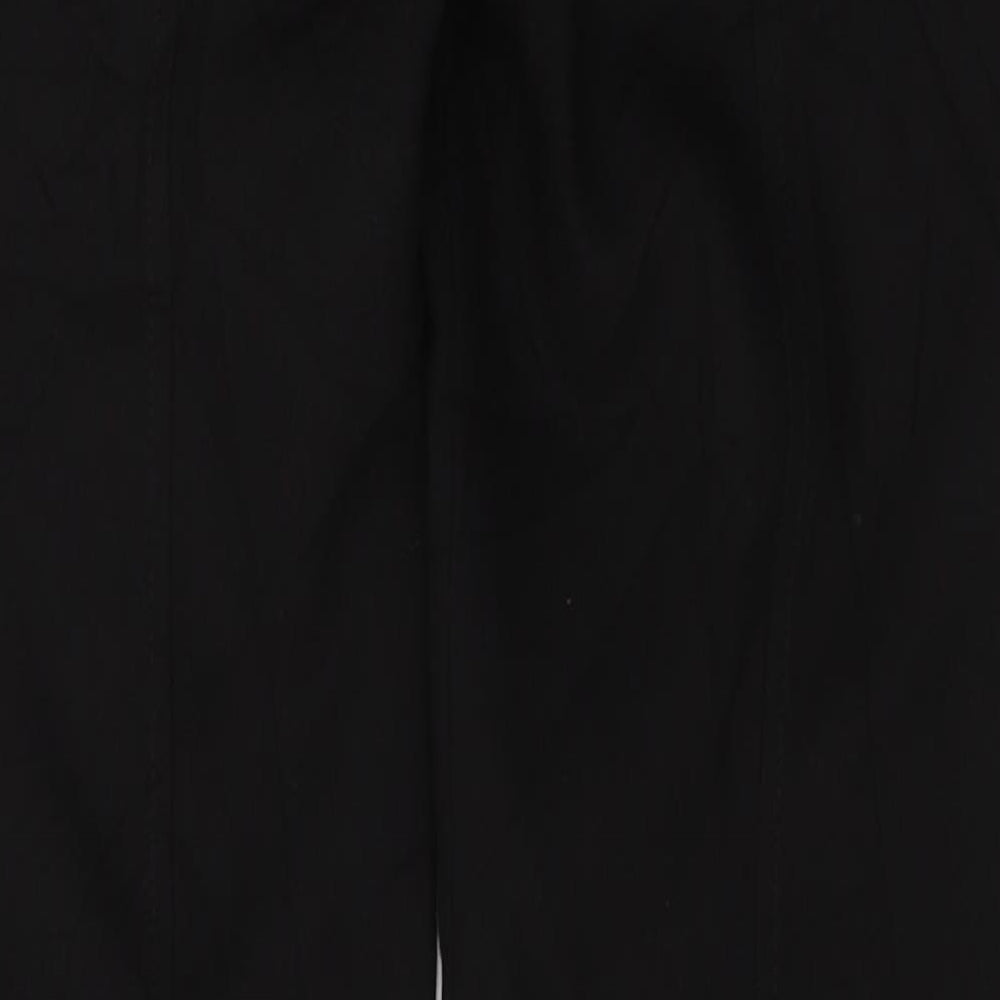 Karen Millen Womens Black  Polyester Trousers  Size 8 L30 in Regular Button