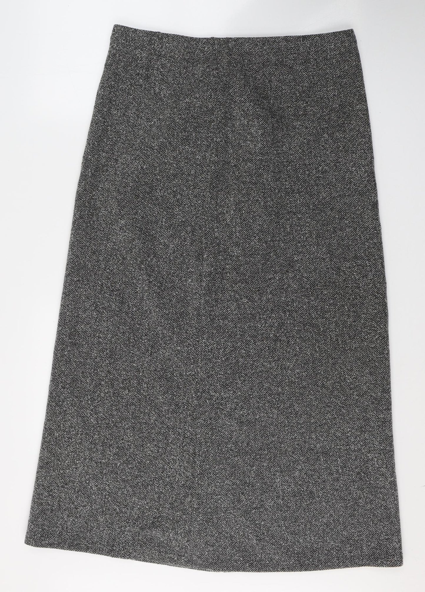 NEXT Womens Black  Polyester Maxi Skirt Size 14