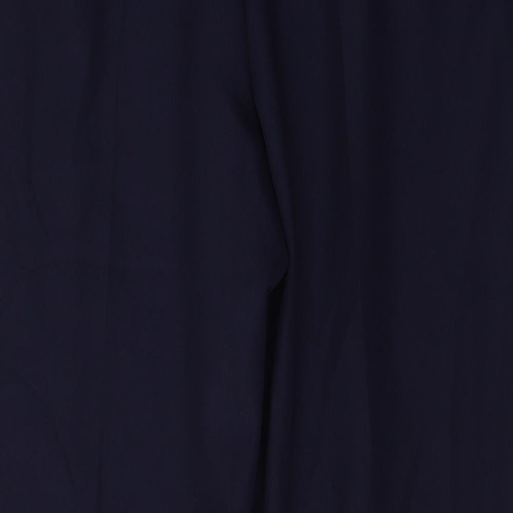 Papaya Womens Blue  Polyester Trousers  Size 18 L29 in Regular