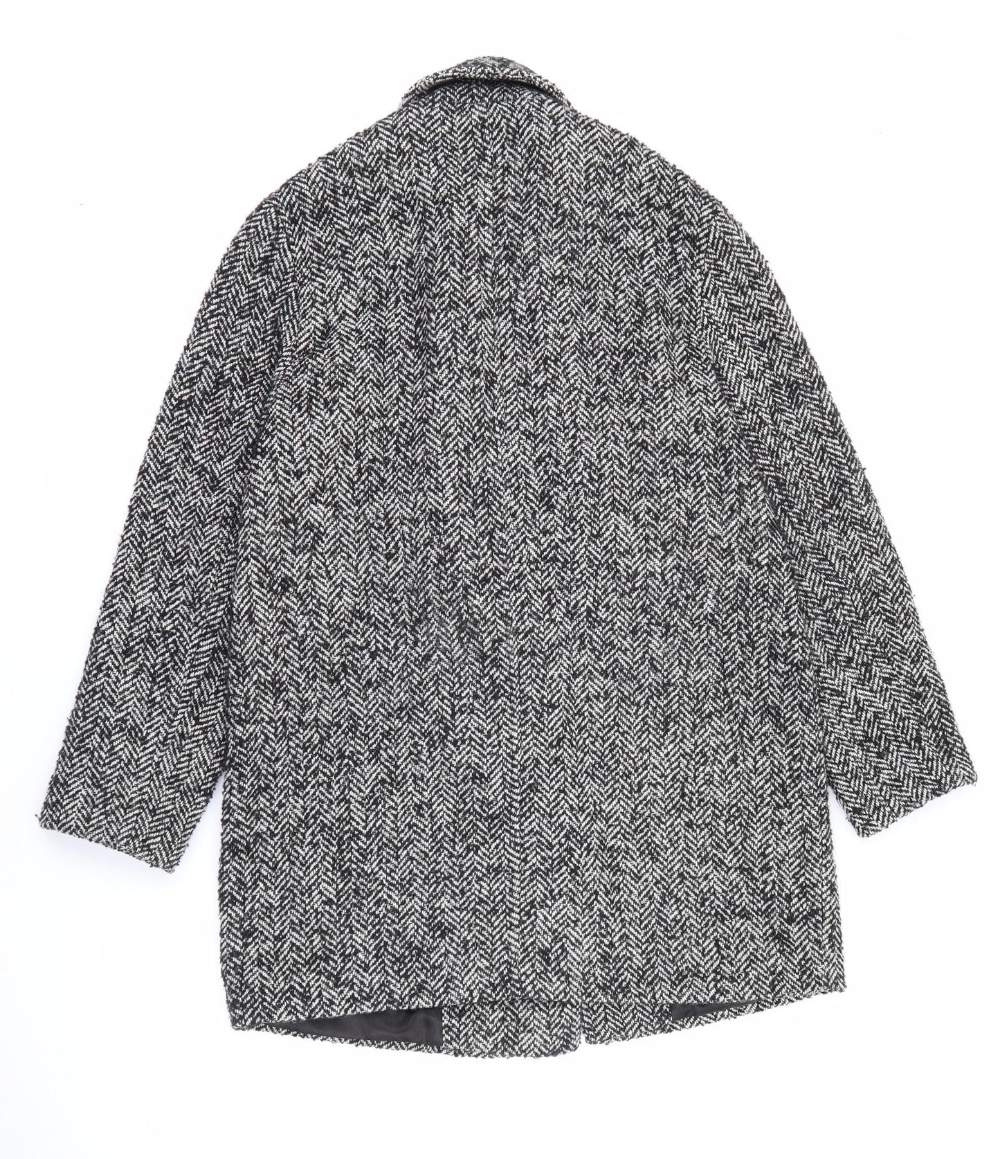 Marks and Spencer Womens Grey   Jacket Coat Size 12  Zip