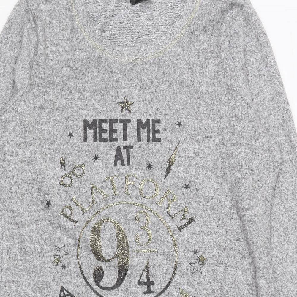 TU Womens Grey  Polyester Top Gown Size 16   - No pattern, Pull over