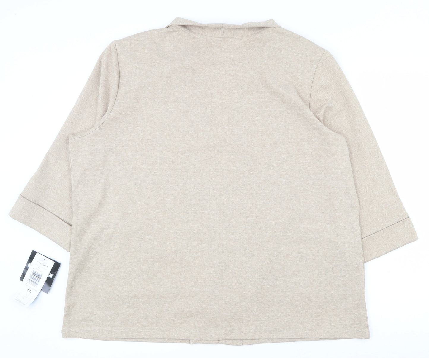 Alia Womens Beige   Jacket  Size L