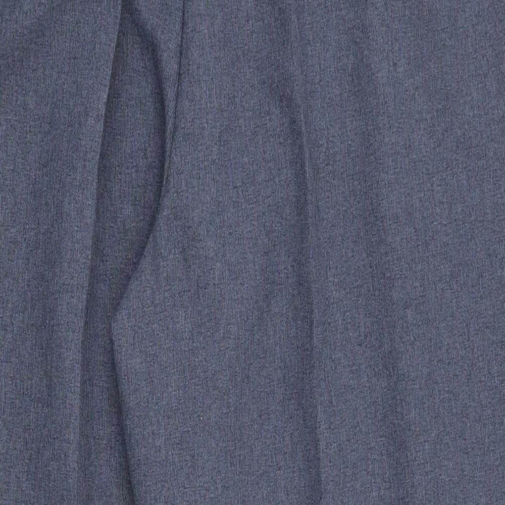 Bonmarché Womens Grey  Polyester Capri Trousers Size 18 L25 in Regular