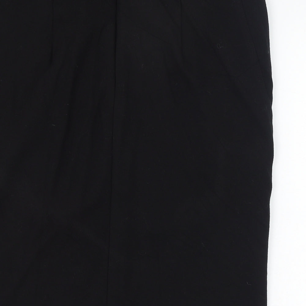 TU Womens Black  Viscose Bandage Skirt Size 16   Zip