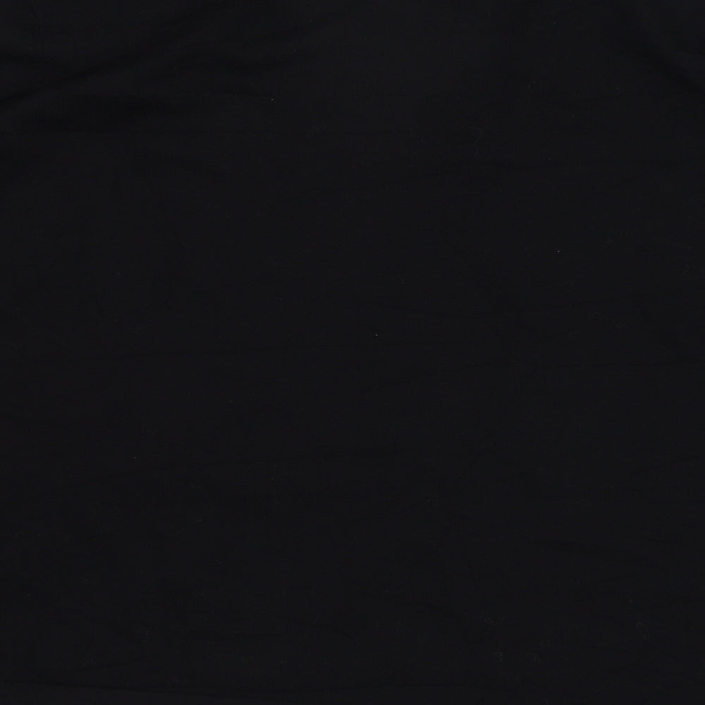 Chesca Womens Black Square Neck  Viscose Pullover Jumper Size 24