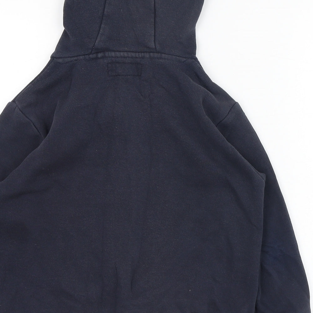 NEXT Boys Blue  Cotton Full Zip Hoodie Size 4 Years  Zip