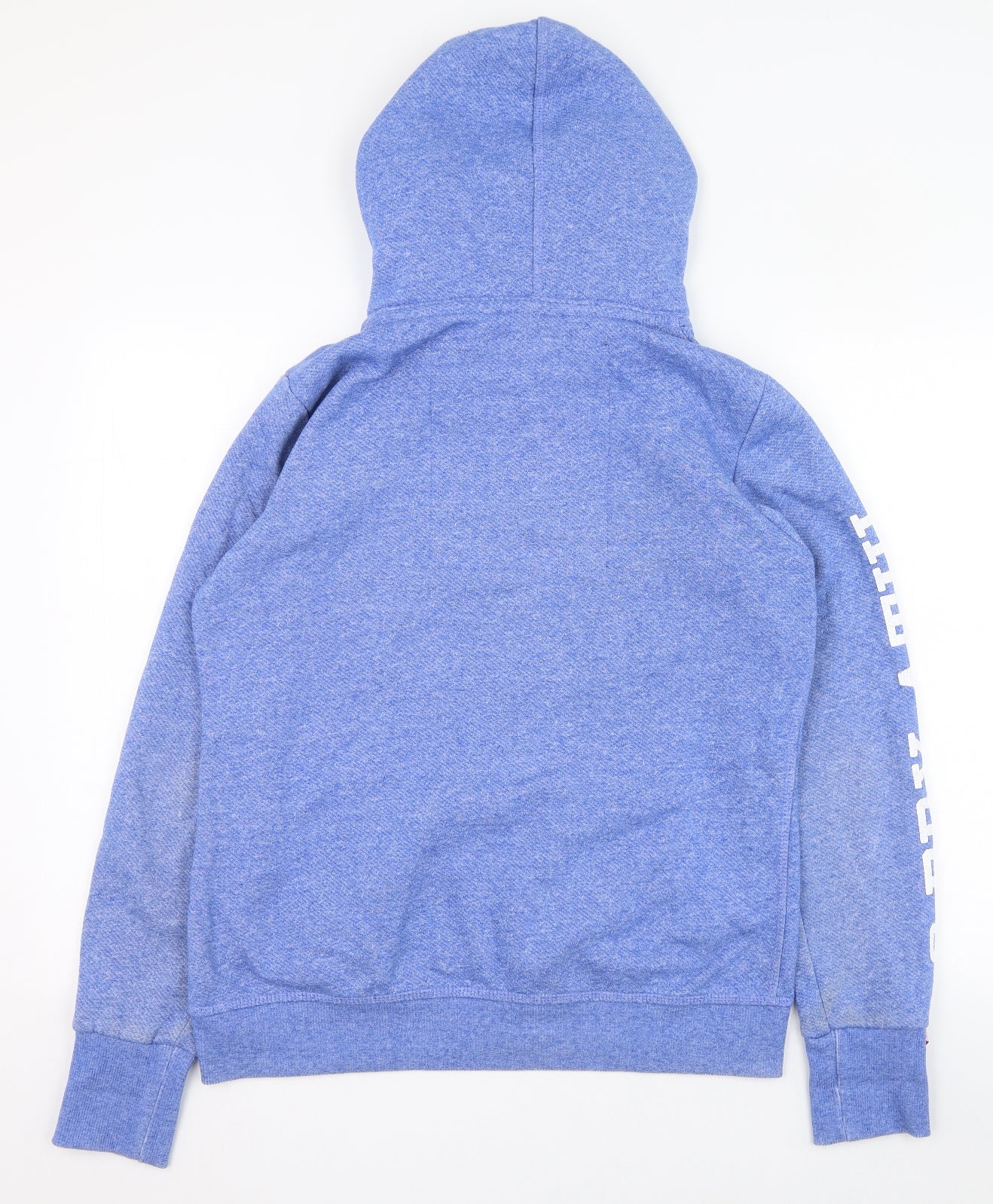 Superdry Mens Blue  Cotton Full Zip Hoodie Size XL