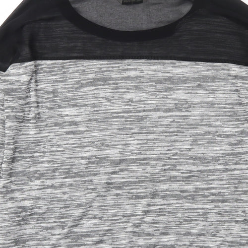 Miss Selfridge Womens Grey Round Neck  Viscose Pullover Jumper Size 8