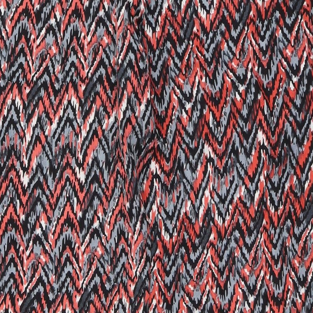 George Womens Multicoloured Geometric Viscose Harem Trousers Size 16 L27 in Regular Drawstring - Summer wear