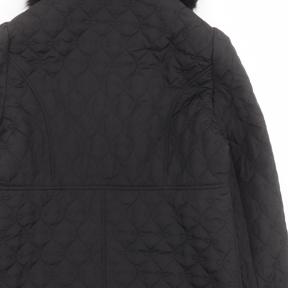 George Womens Beige   Quilted Coat Size 18  Snap