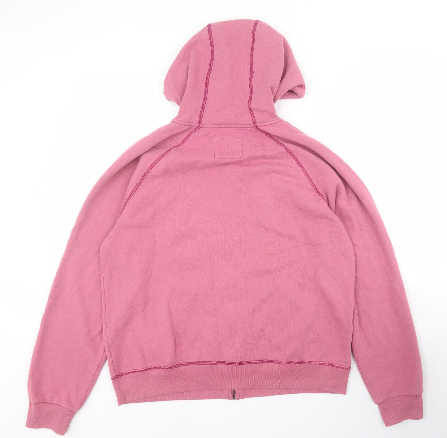 Abercrombie & Fitch Womens Pink  Cotton Cardigan Hoodie Size L  Zip
