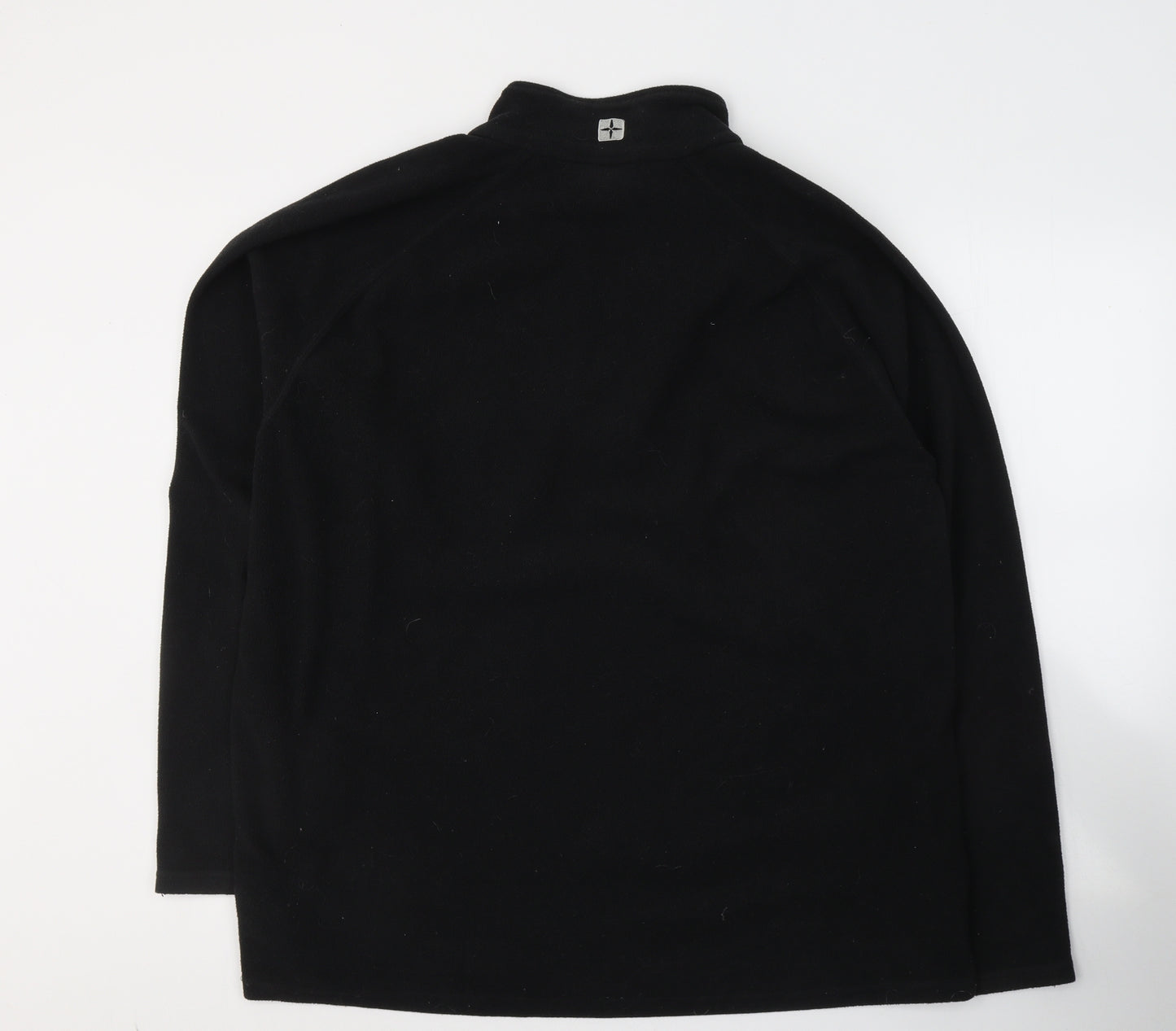 Mountain Warehouse Mens Black  Polyester Pullover Sweatshirt Size XL