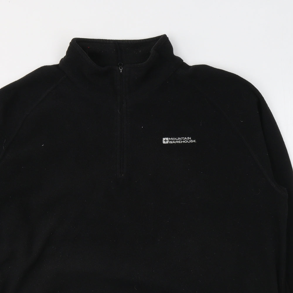 Mountain Warehouse Mens Black  Polyester Pullover Sweatshirt Size XL