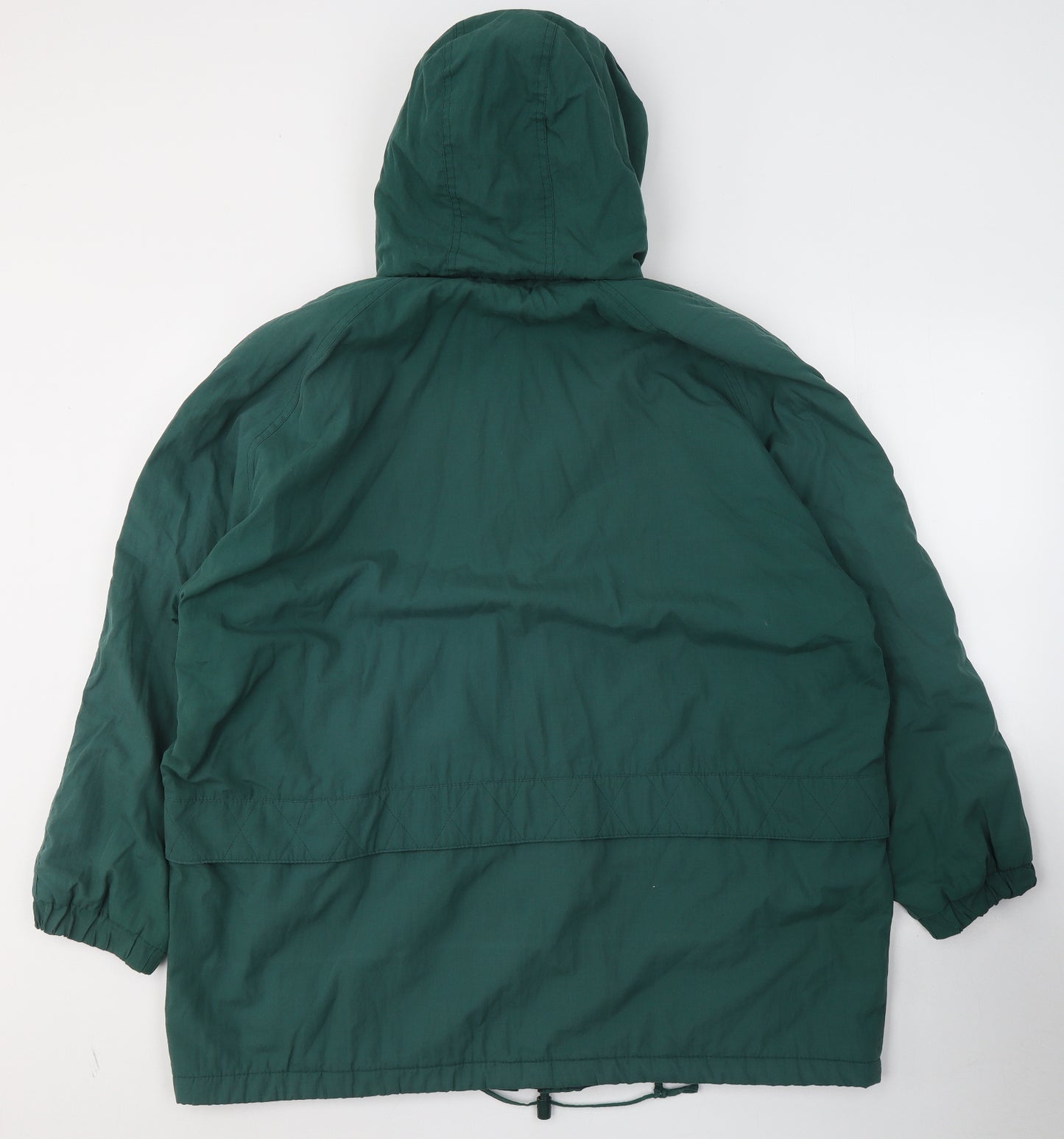 BHS Womens Green   Trench Coat Coat Size 16  Zip
