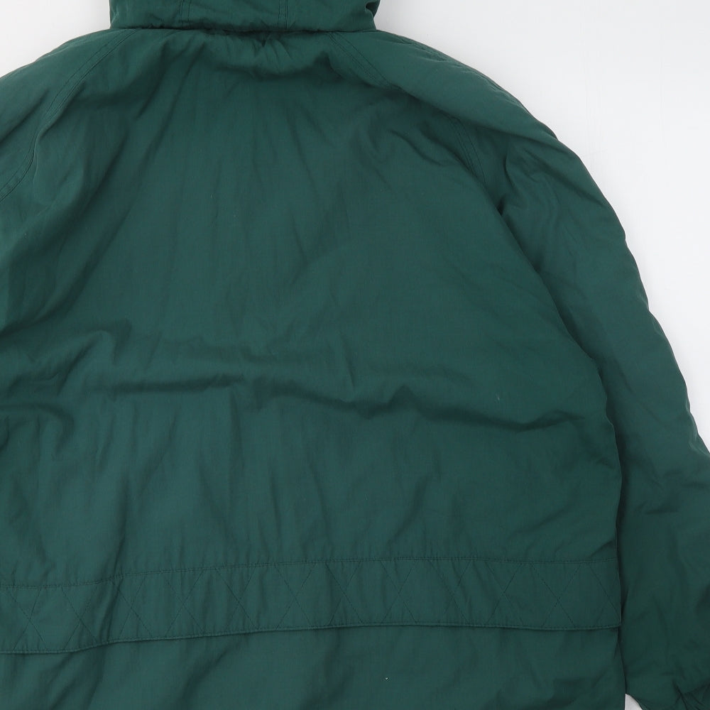 BHS Womens Green   Trench Coat Coat Size 16  Zip