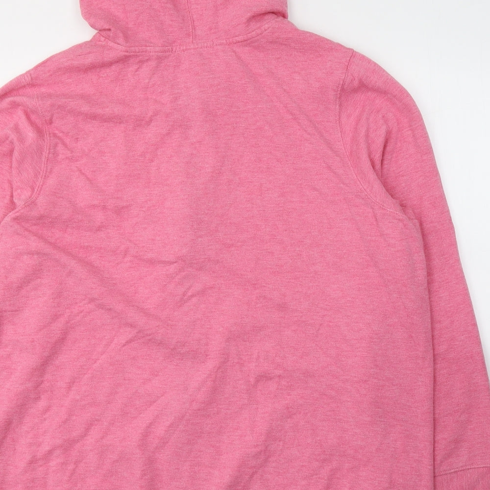George Womens Pink  Viscose Full Zip Hoodie Size 24  Zip