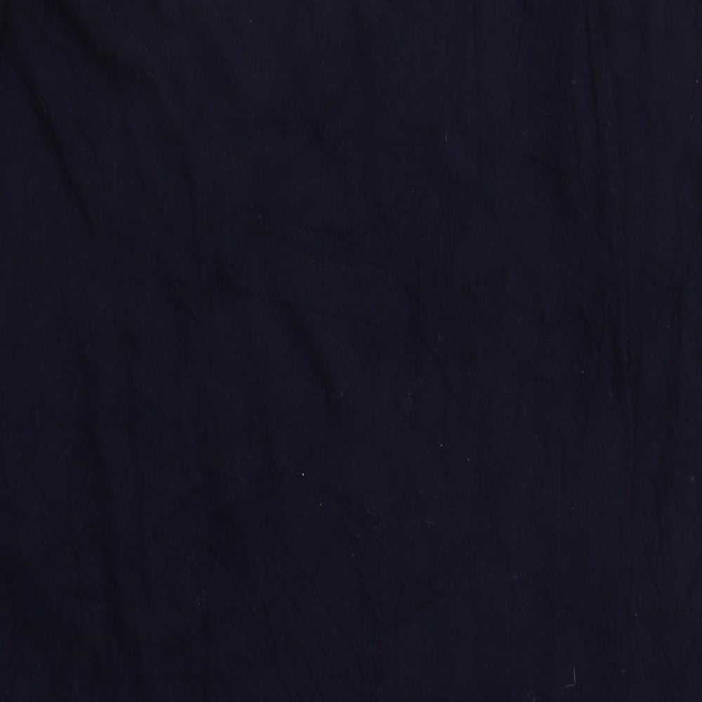 Monsoon Womens Blue  Acrylic Jumper Dress  Size M  Round Neck Pullover - Star