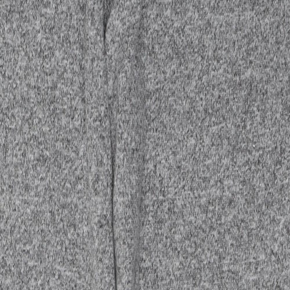 Peacocks Womens Grey  Polyester Sweatpants Trousers Size 14 L30 in Regular Tie