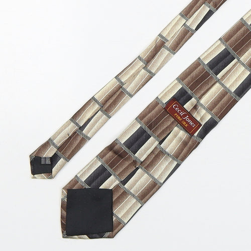 Marks and Spencer Mens Multicoloured Striped Silk Pointed Tie One Size