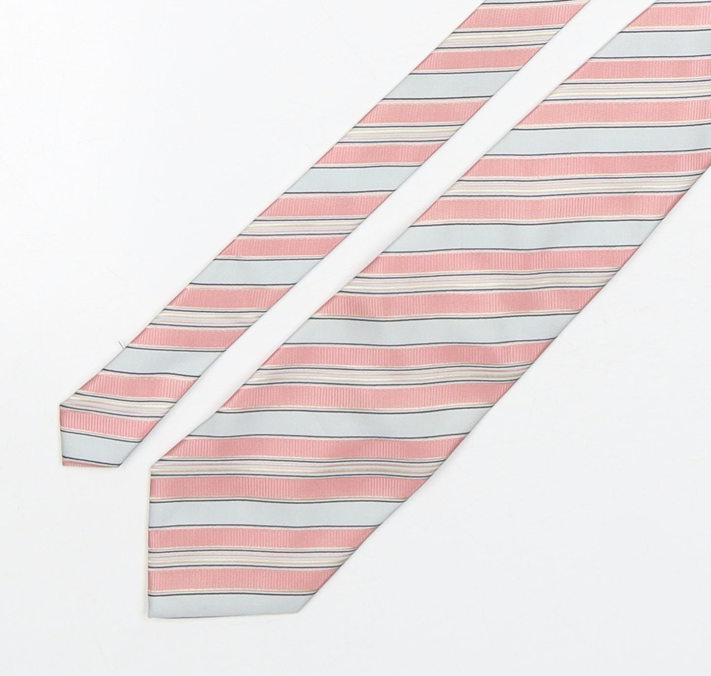 Nautica Mens Multicoloured Striped Silk Pointed Tie One Size