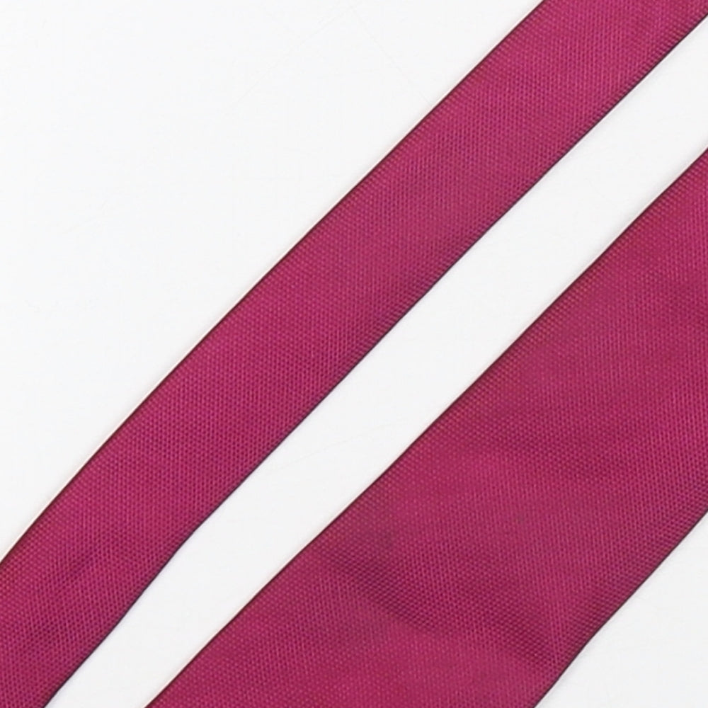 Marks and Spencer Mens Pink Grenadine Polyester Pointed Tie One Size