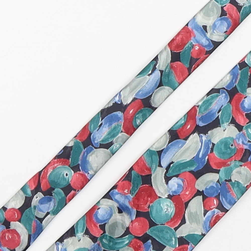 Fosters Mens Multicoloured Geometric Polyester Pointed Tie One Size