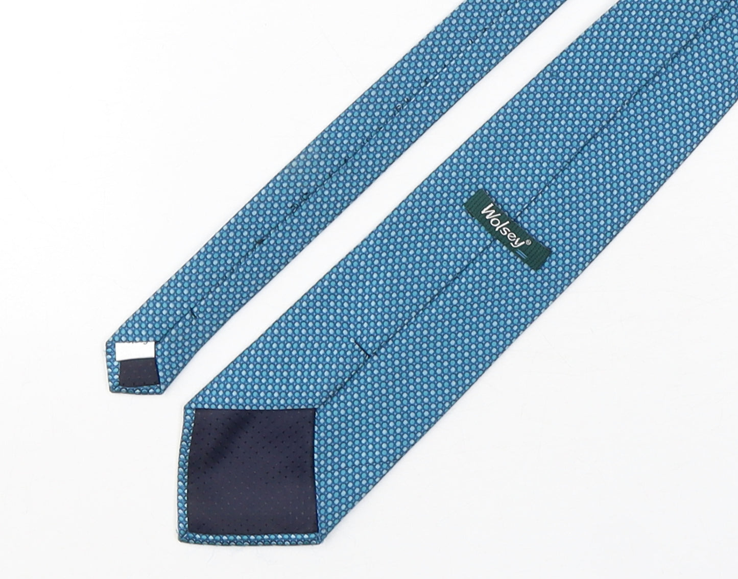 Wolsey Mens Green Polka Dot Polyester Pointed Tie One Size