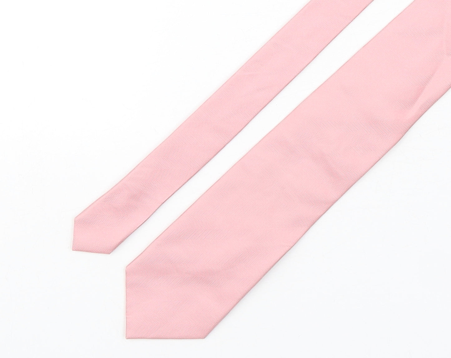 Daniel Hechter Mens Pink  Silk Pointed Tie One Size