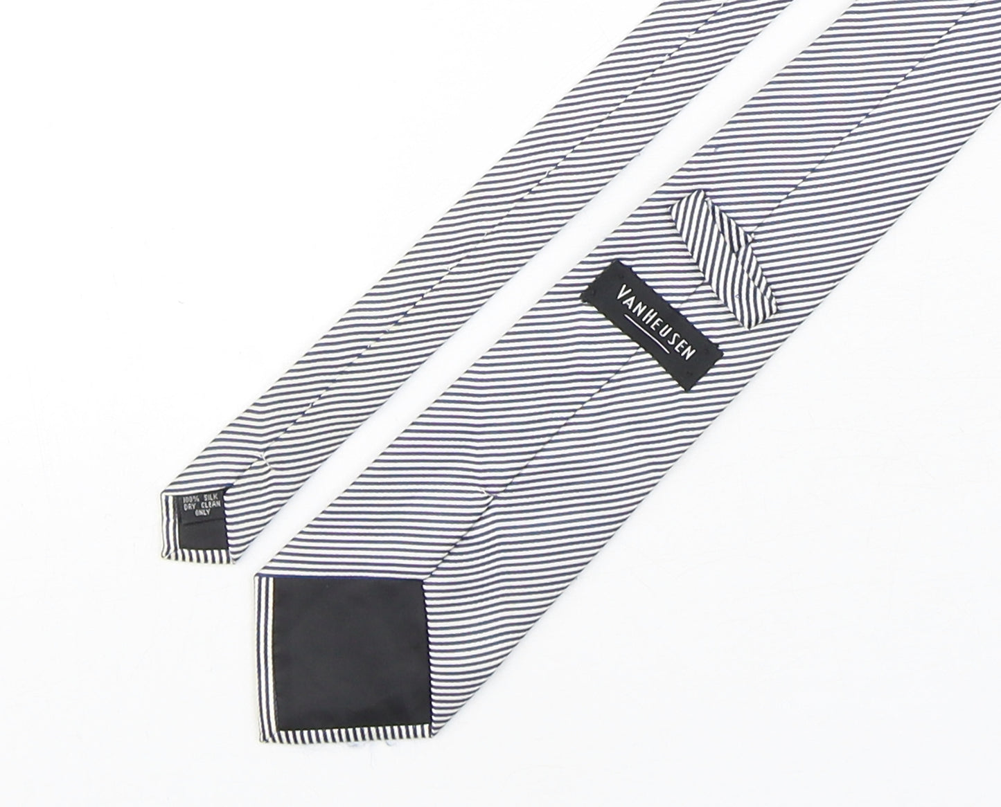 Van Heusen  Mens Multicoloured Striped Silk Pointed Tie One Size