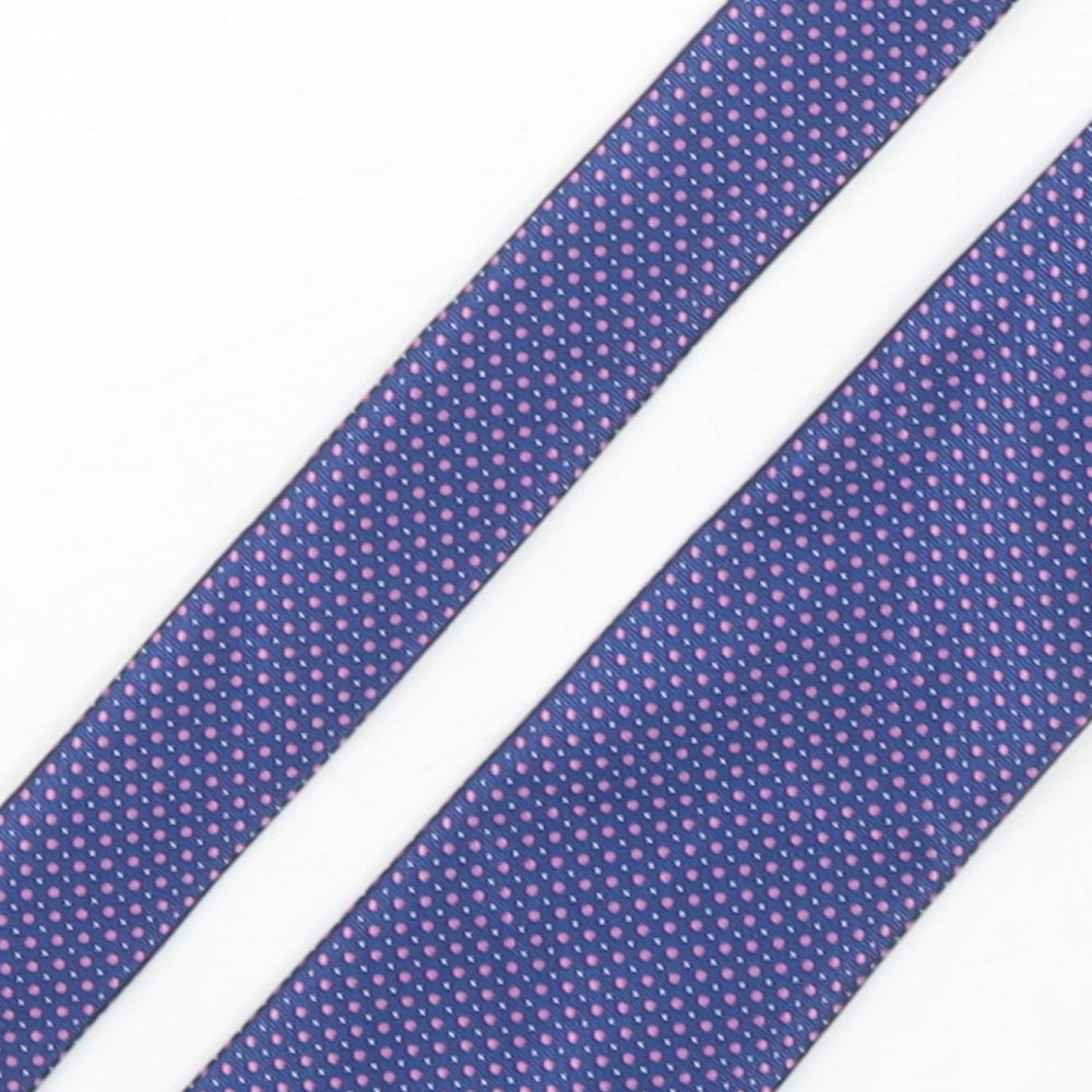 Marks and Spencer Mens Multicoloured Polka Dot Polyester Pointed Tie One Size