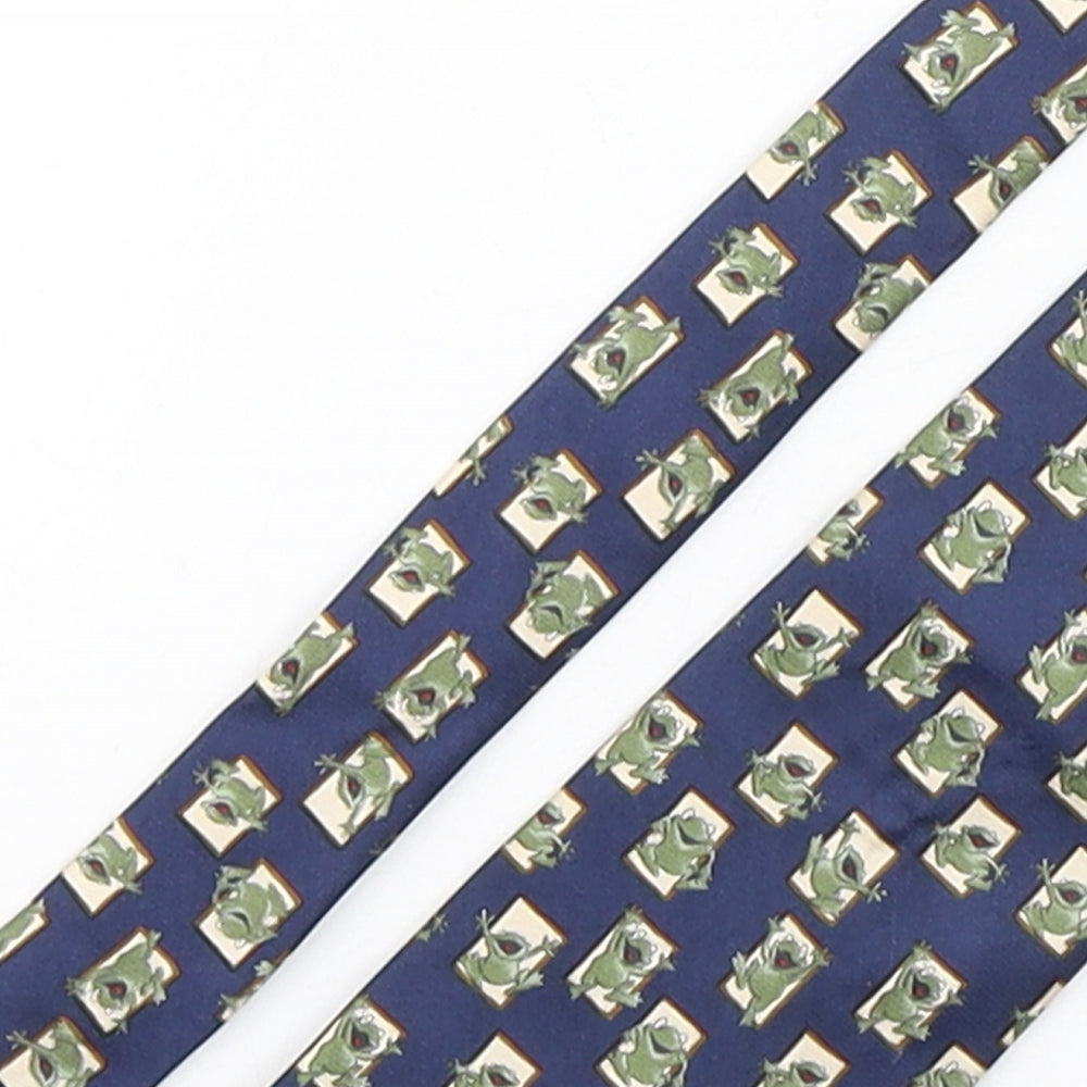 Marks and Spencer Mens Multicoloured Geometric Silk Pointed Tie One Size