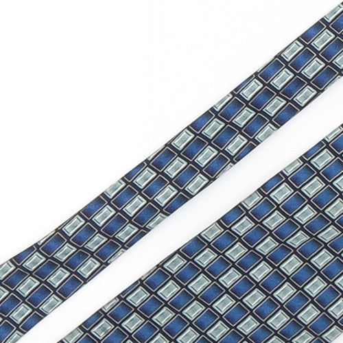 Debenhams Mens Multicoloured Geometric Polyester Pointed Tie One Size