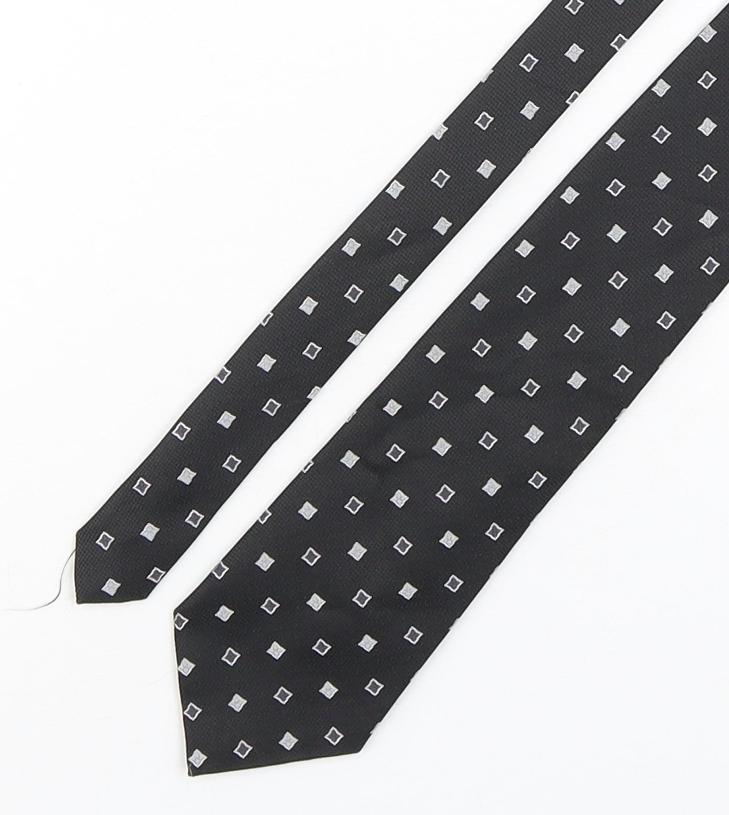 Marks and Spencer Mens Multicoloured Geometric Polyester Pointed Tie One Size