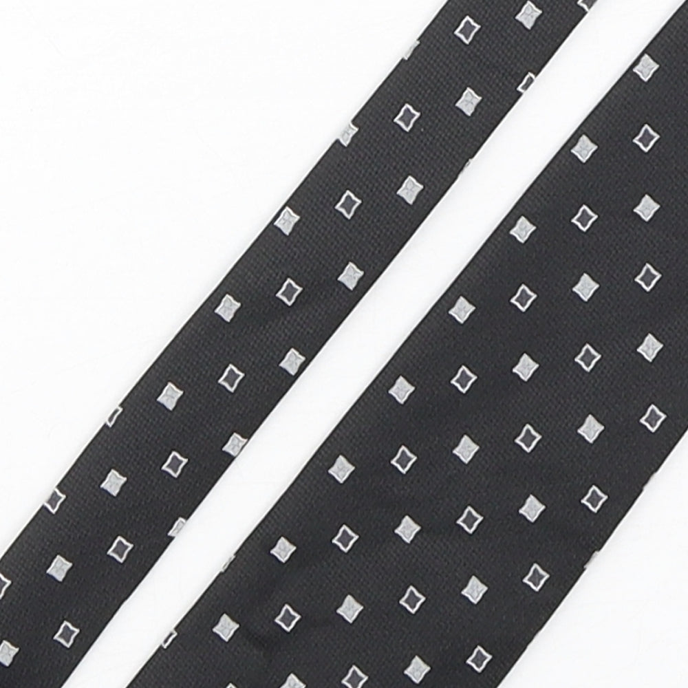 Marks and Spencer Mens Multicoloured Geometric Polyester Pointed Tie One Size