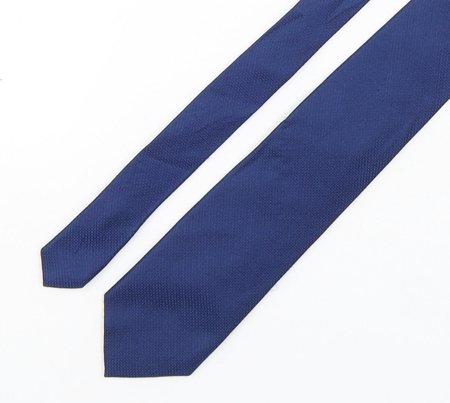Tie Rack  Mens Blue Grenadine Silk Pointed Tie One Size